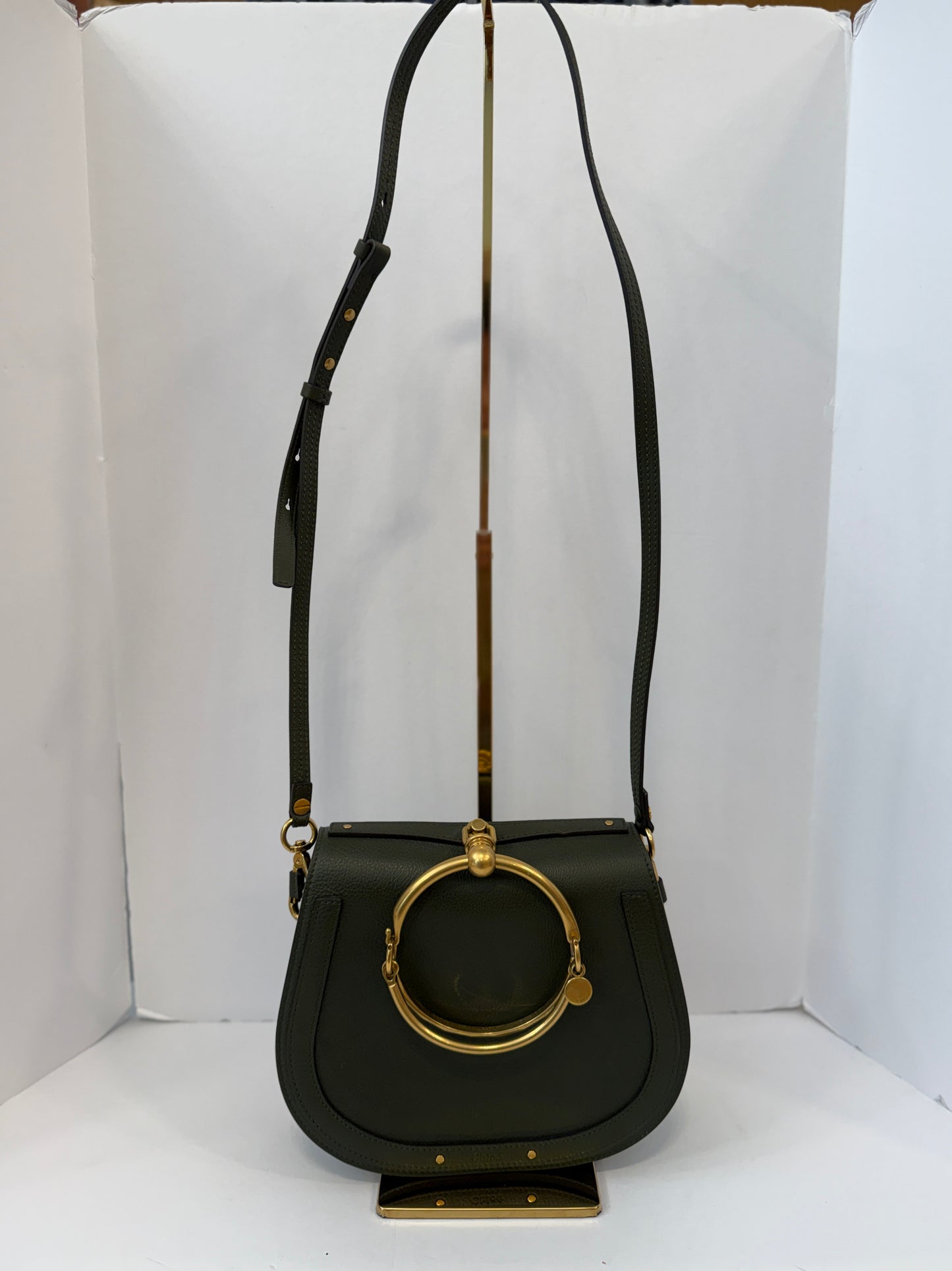 CHLOE Leather Nile Bracelet Bag