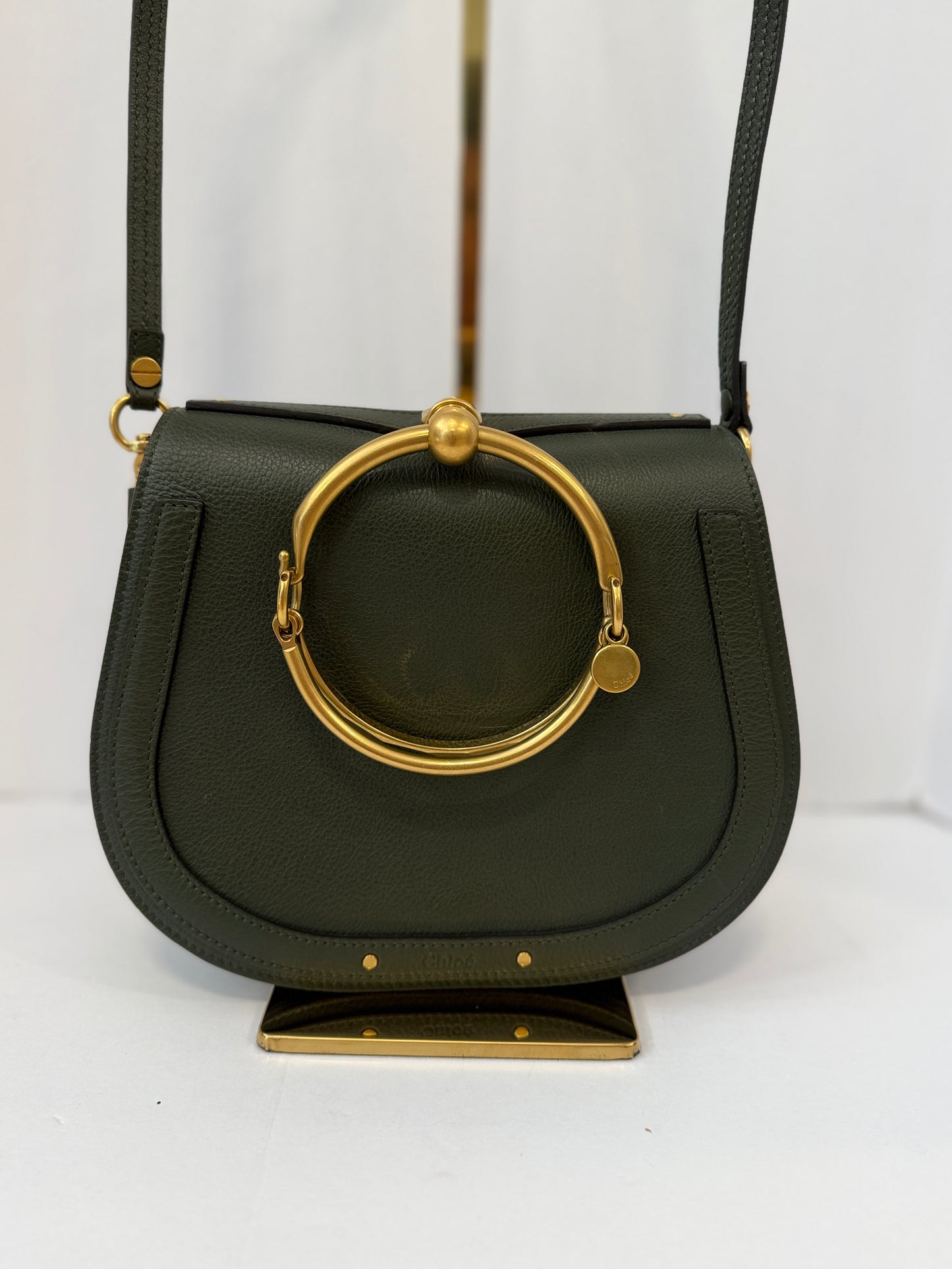 CHLOE Leather Nile Bracelet Bag