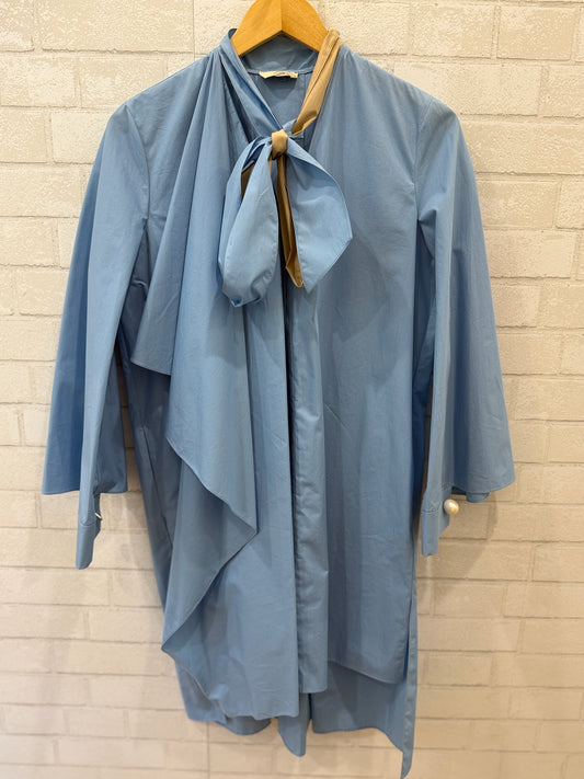 FENDI Silk Tie Neck Mini Dress/ M-EU38