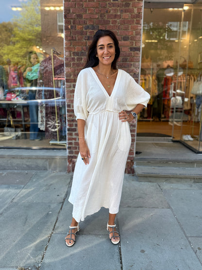 ERES COTTON GAUZE Maxi Dress / S