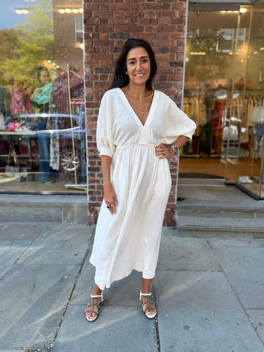 ERES COTTON GAUZE Maxi Dress / S