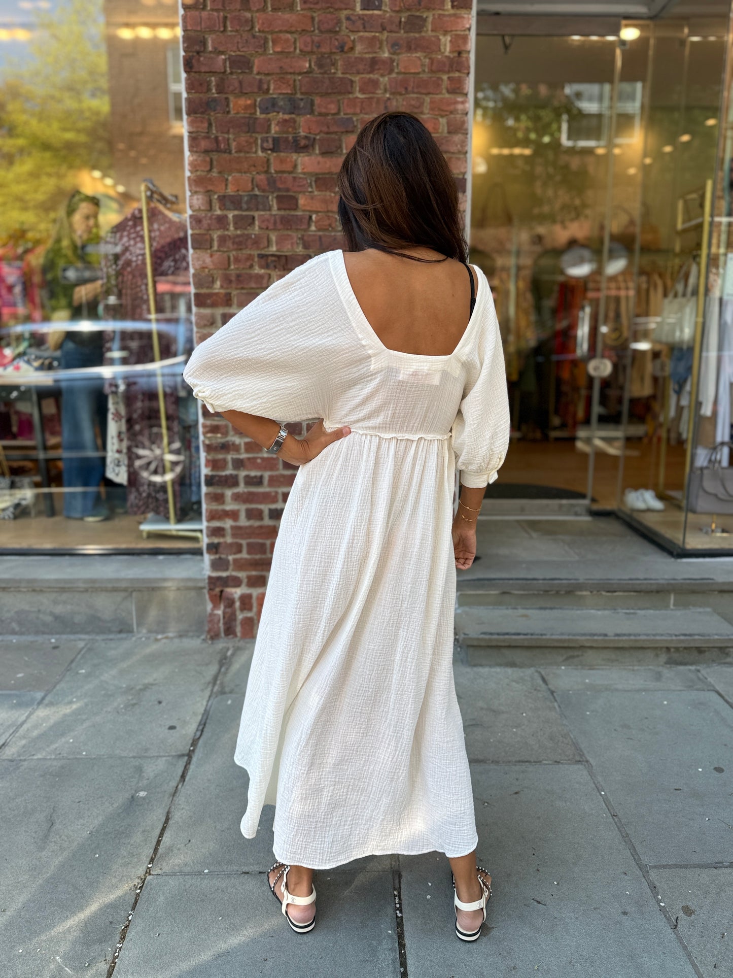 ERES COTTON GAUZE Maxi Dress / S