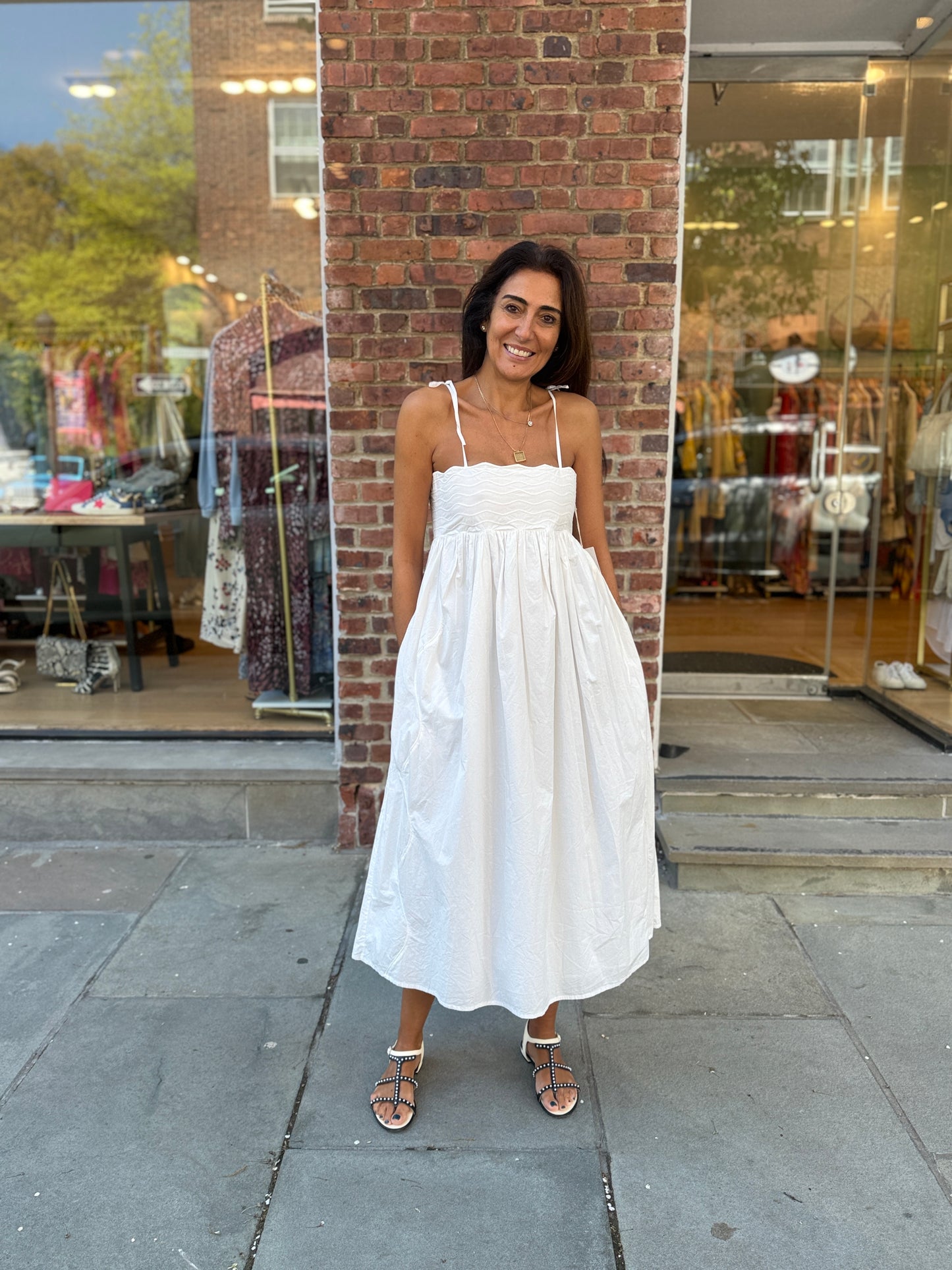 ILIO NEMA NWT Spaghetti Strap Midi Dress / XS