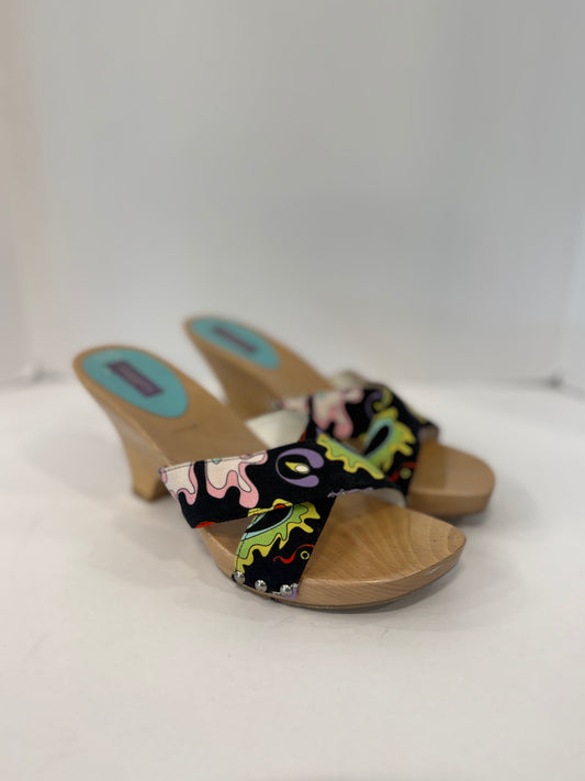 EMILIO PUCCI  Vintage Woods Sandals/9-EU40