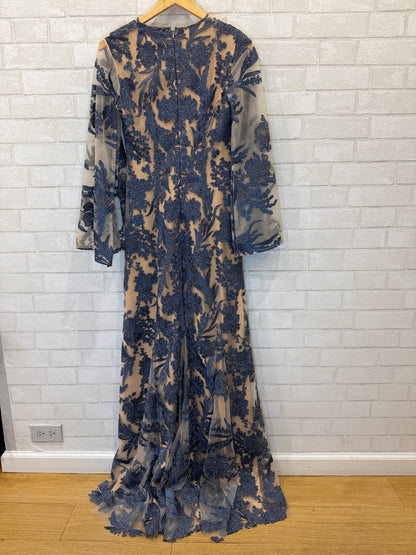 JOVANI NWT Nude Embroideries Long Sleeve Size 2