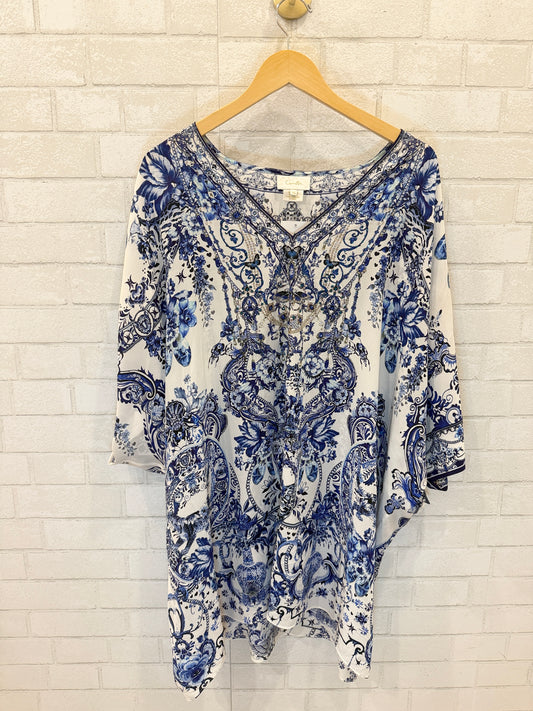 CAMILLA Embellished Short Cover-Up / OS