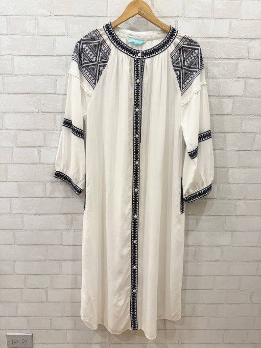 MELISSA ODABASH LS Embroidered Cover Up / S