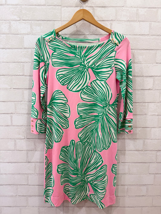 LILLY PULITZER LS Sophie Dress Palm Print/S