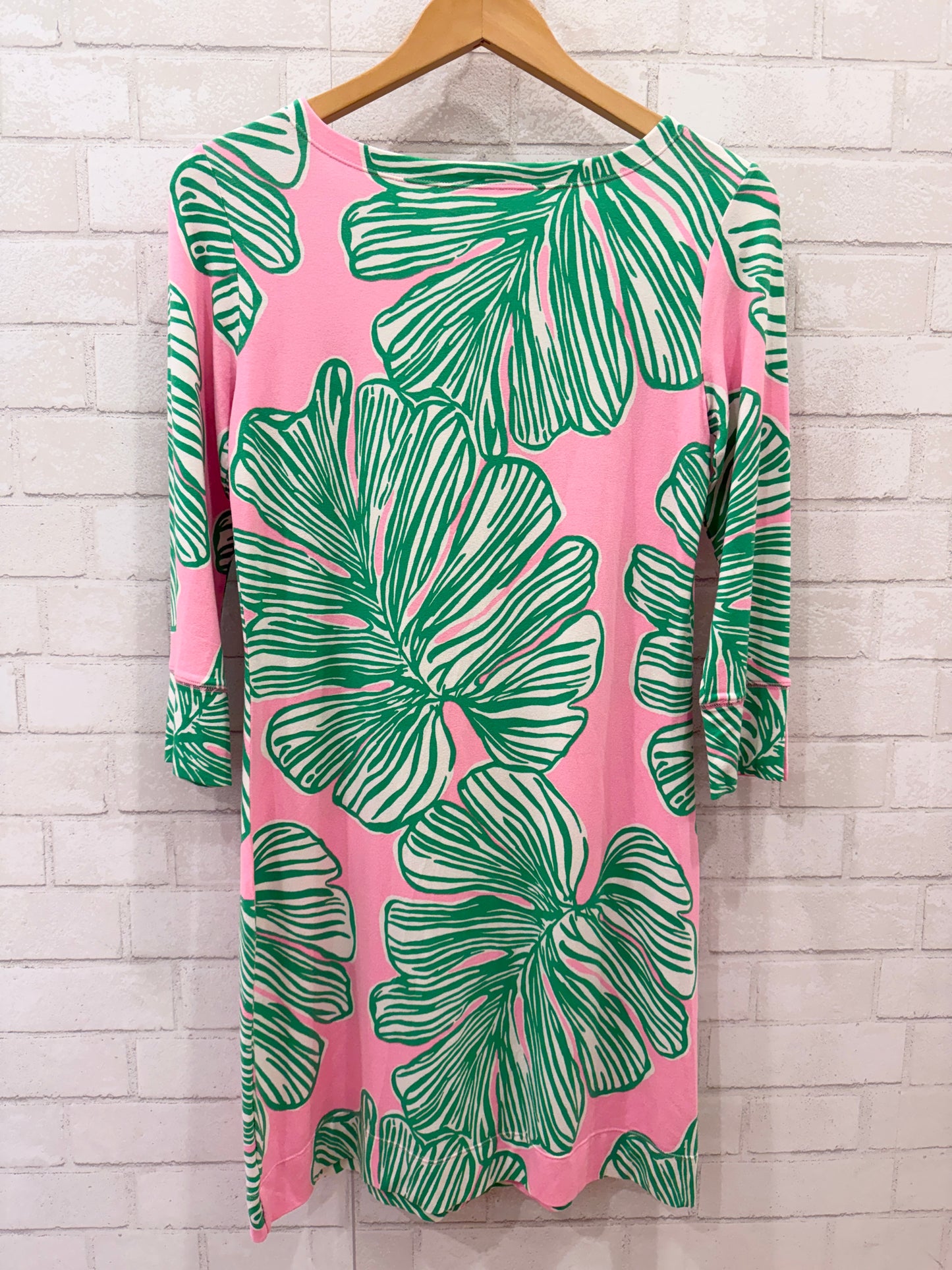 LILLY PULITZER LS Sophie Dress Palm Print/S