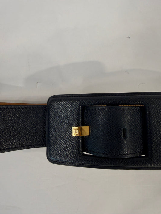 HERMES Leather belt / S