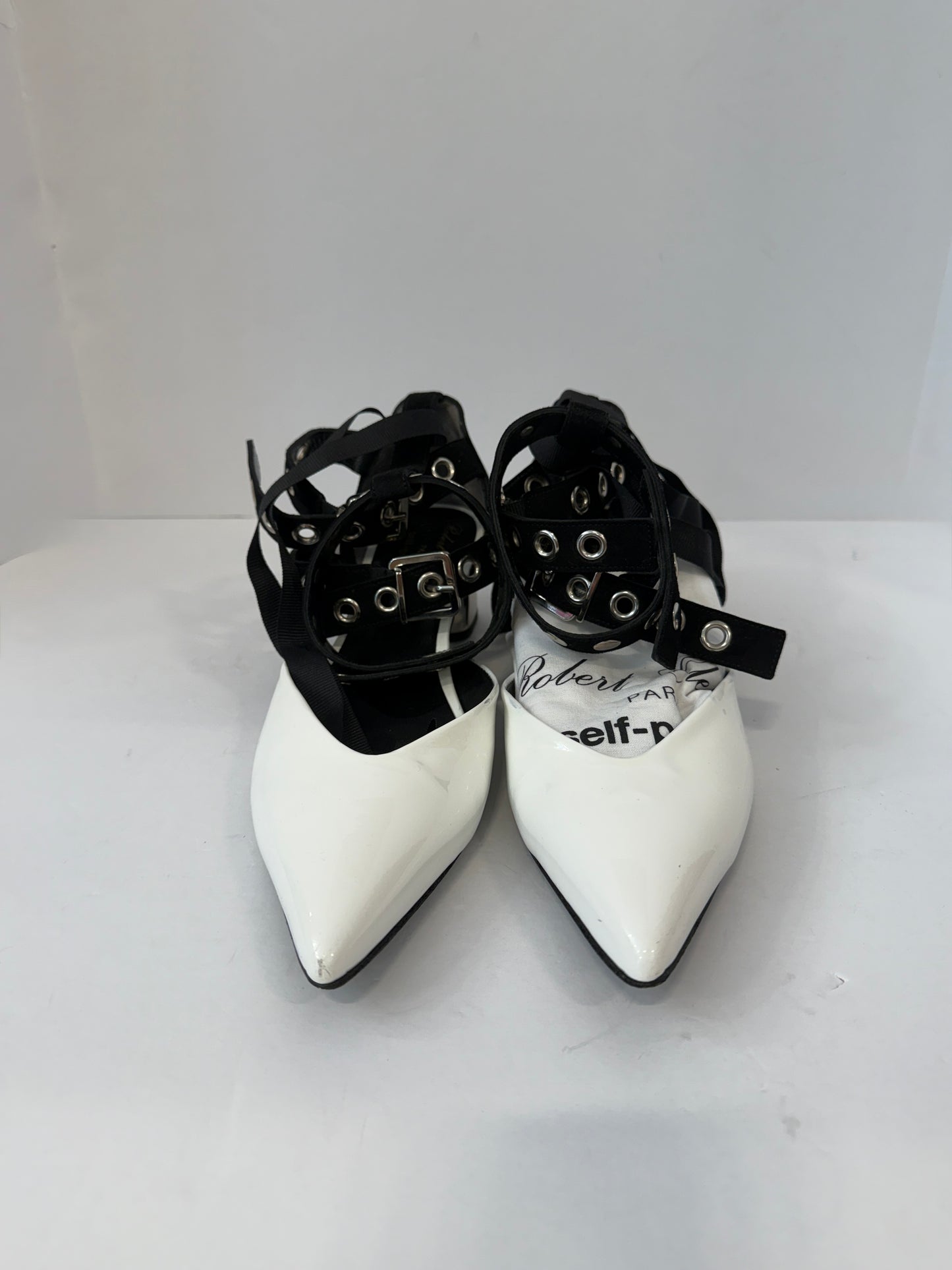 ROBERT CLERGERIE SELF PORTRAIT Patent Leather Susa Kitten Heels/US9.5-EU40