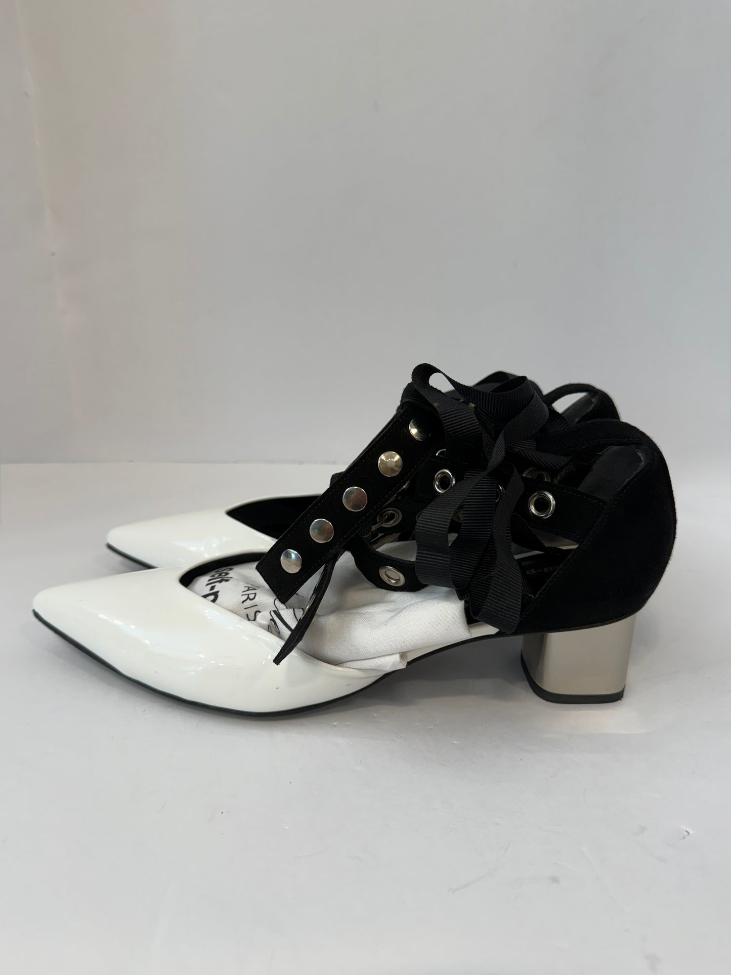 ROBERT CLERGERIE SELF PORTRAIT Patent Leather Susa Kitten Heels/US9.5-EU40