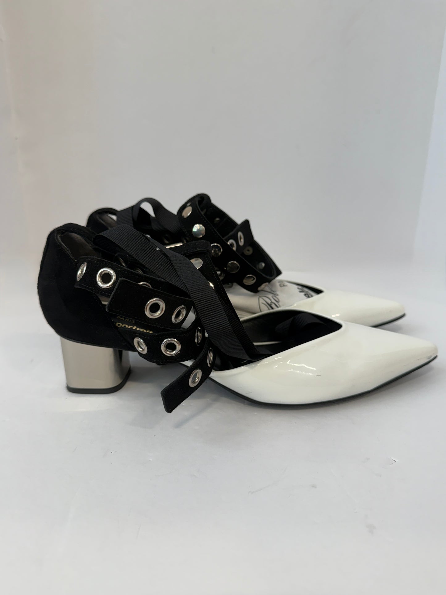 ROBERT CLERGERIE SELF PORTRAIT Patent Leather Susa Kitten Heels/US9.5-EU40