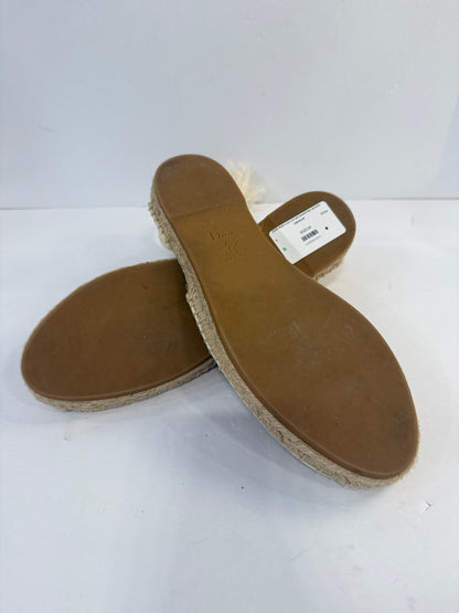 DIOR Granville Espadrille Flats in Mesh Canvas with Ankle Tie — Authentic Pre-Owned | Size EU 40 / US 9