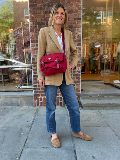 PRADA Messenger Nylon Crossbody Bag
