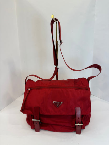 PRADA Messenger Nylon Crossbody Bag