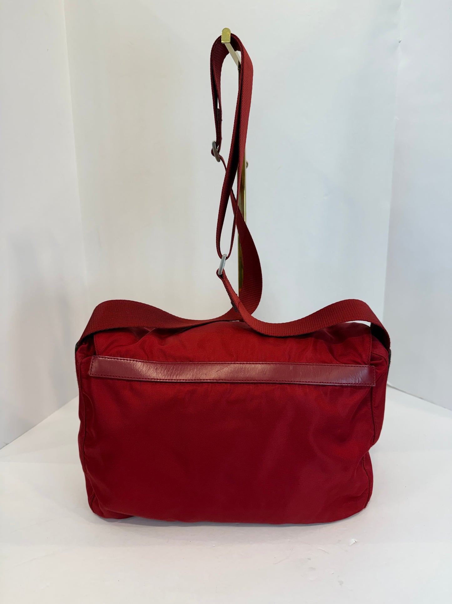 PRADA Messenger Nylon Crossbody Bag