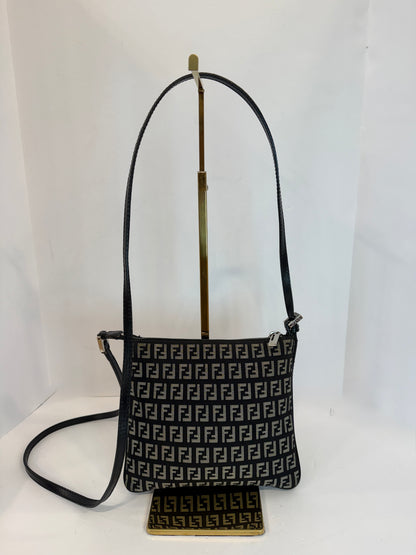 FENDI Zucchino Small Crossbody Monogram Bag