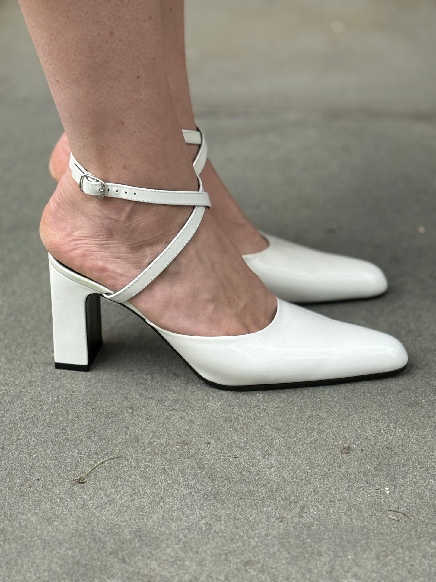 BALENCIAGA NWT Leather HH Round Mary Jane/US6.5-EU37