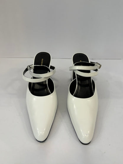 BALENCIAGA NWT Leather HH Round Mary Jane/US6.5-EU37