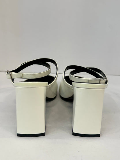 BALENCIAGA NWT Leather HH Round Mary Jane/US6.5-EU37