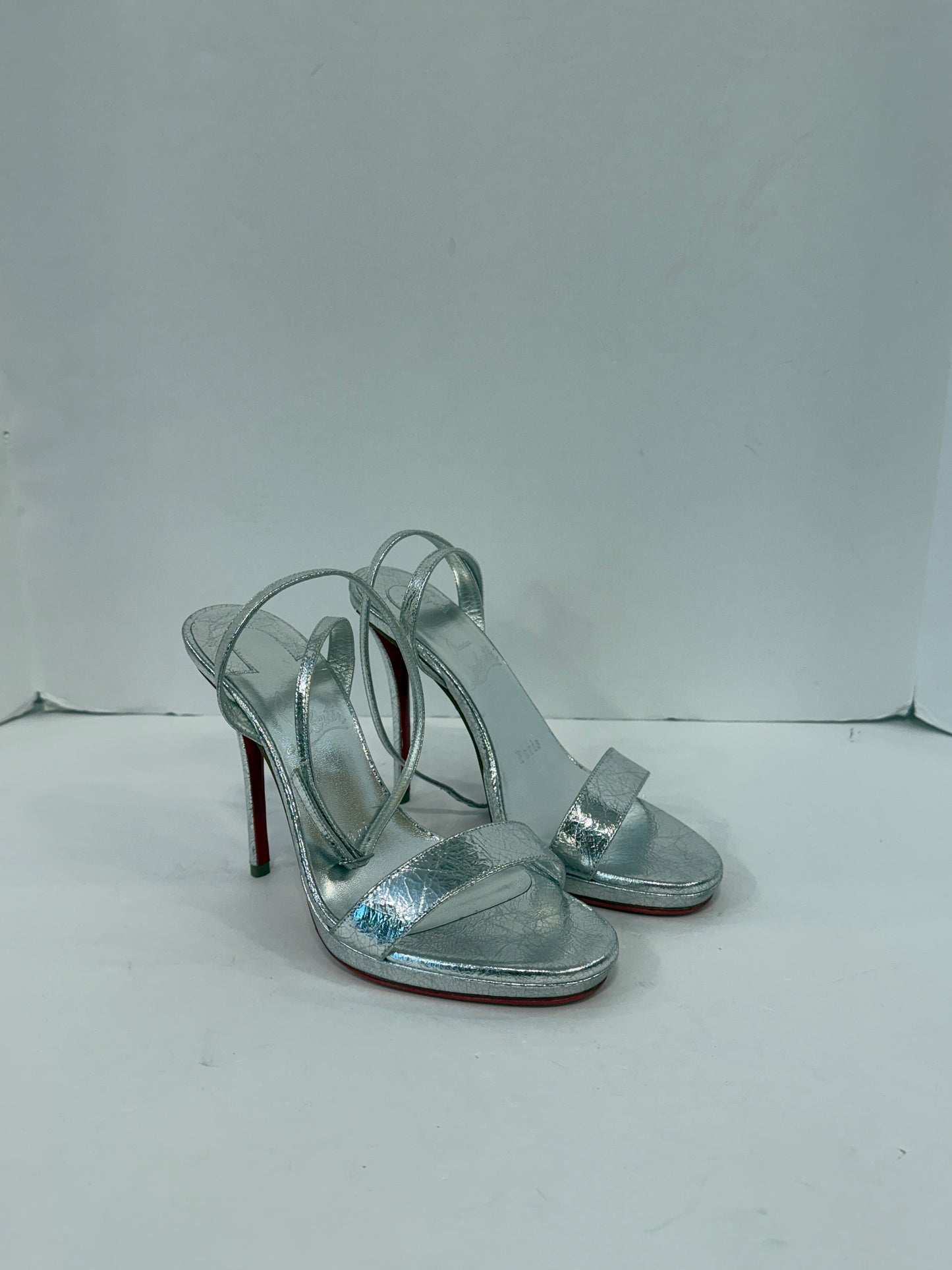 LOUBOUTIN NWT Leather Miss Z Heels Sandals/US5-EU35