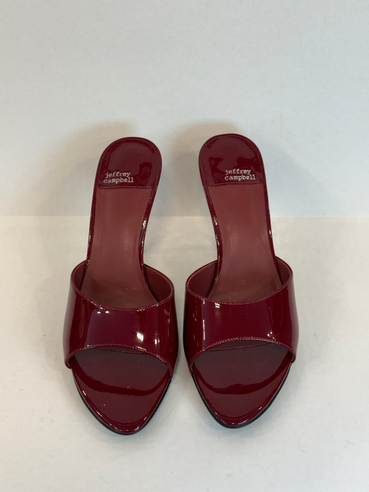 JEFFREY CAMPBELL NWT Patent  HHeels  Slide Sandals/US10-EU40.5