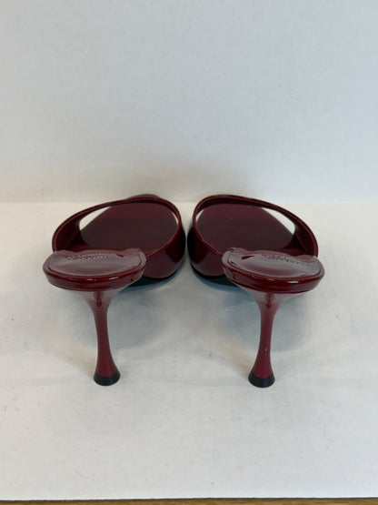 JEFFREY CAMPBELL NWT Patent  HHeels  Slide Sandals/US10-EU40.5