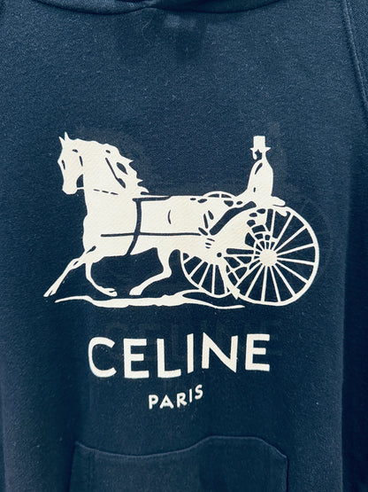 CELINE PARIS Horse Carriage Hoodie / XS