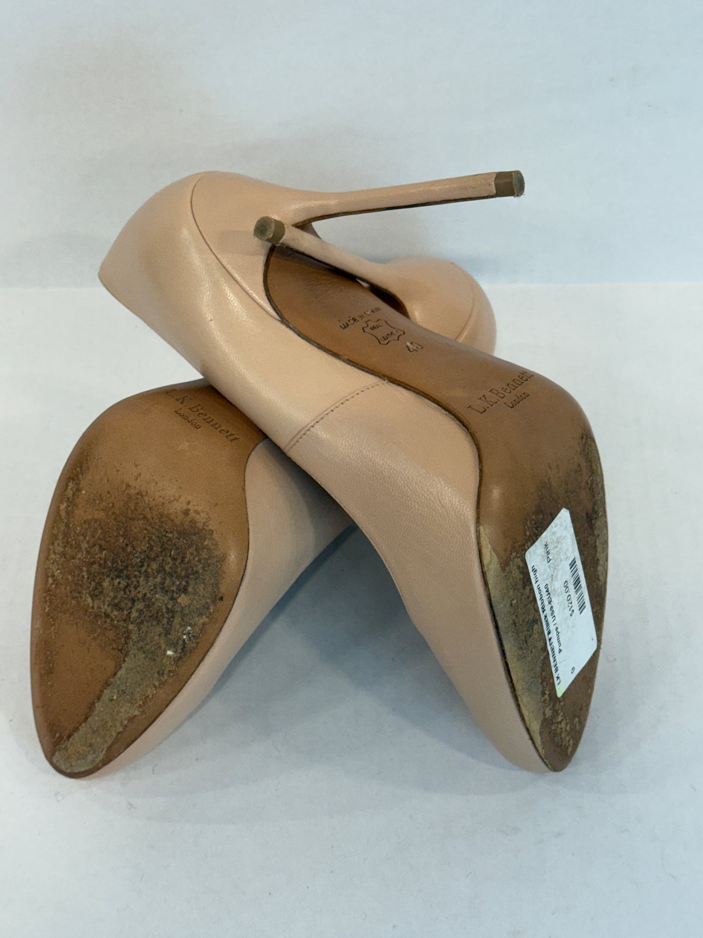 LK BENNETT Black Ribbon high Pumps / US9-EU40