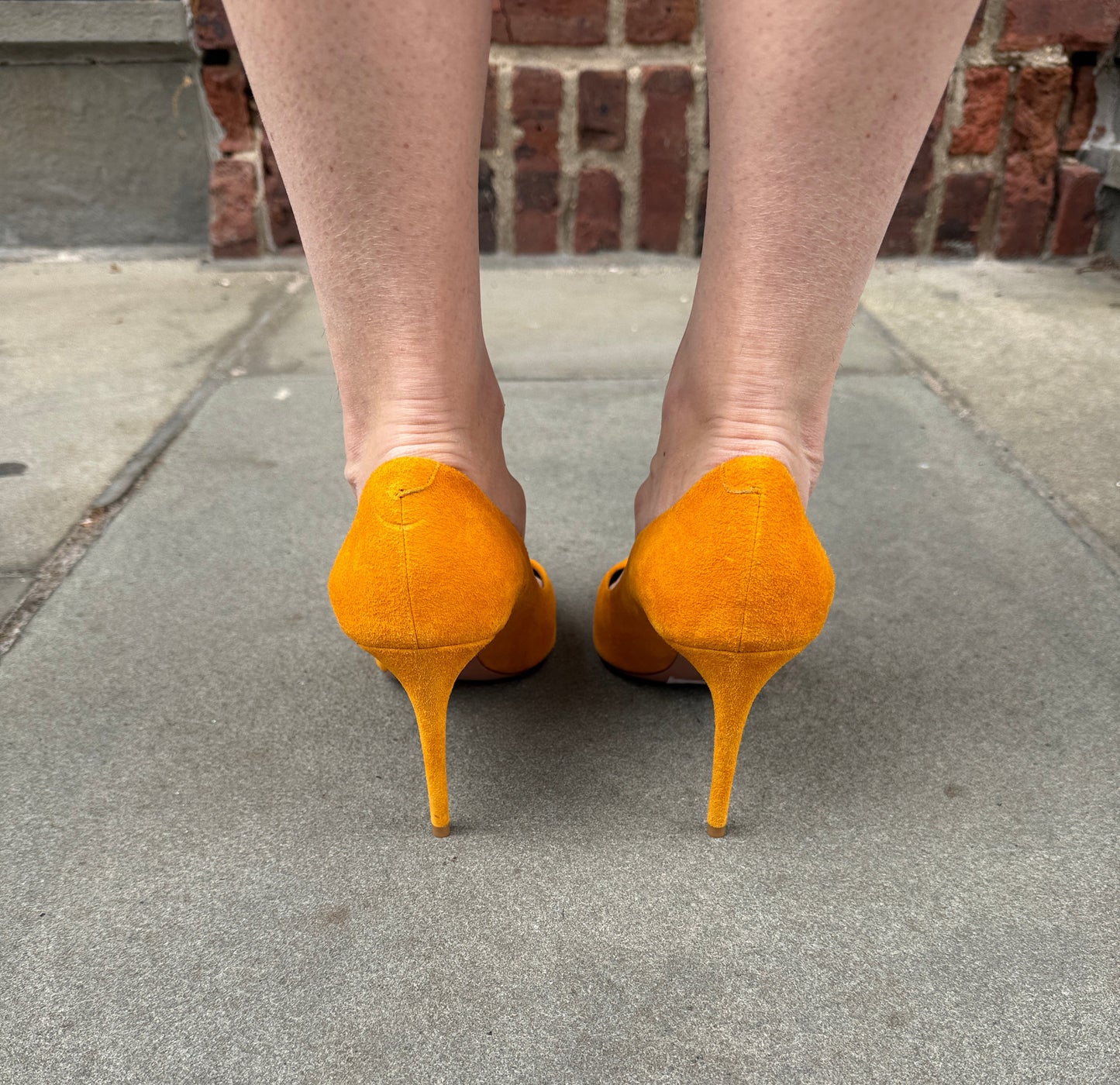 AQUAZZURA Suede Pump / US9-EU40