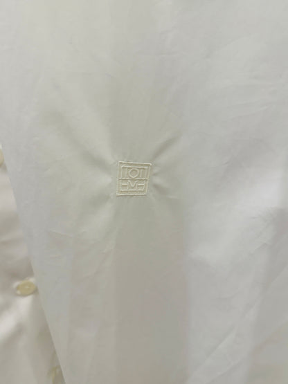 TOTEME LS Cotton Poplin Midi Shirt Dress / S-EU36