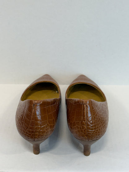 NINE WEST NWT Leather Kitty Heels Pumps/US11-EU 42
