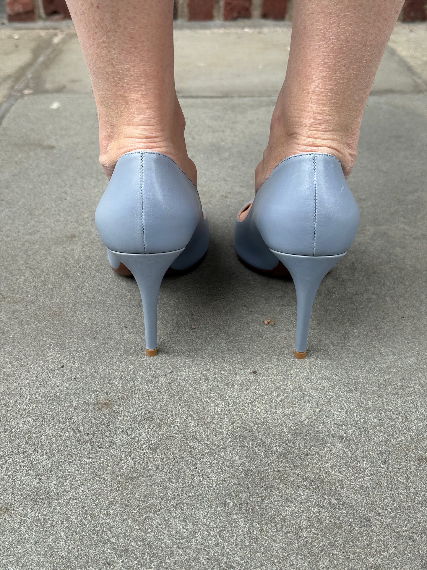 RALPH LAUREN Purple Label Calf HHeels Pumps/US9.5-EU40