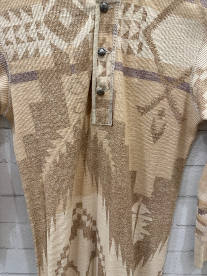 POLO RALPH LAUREN Knitted Printed Maxi Dress / S