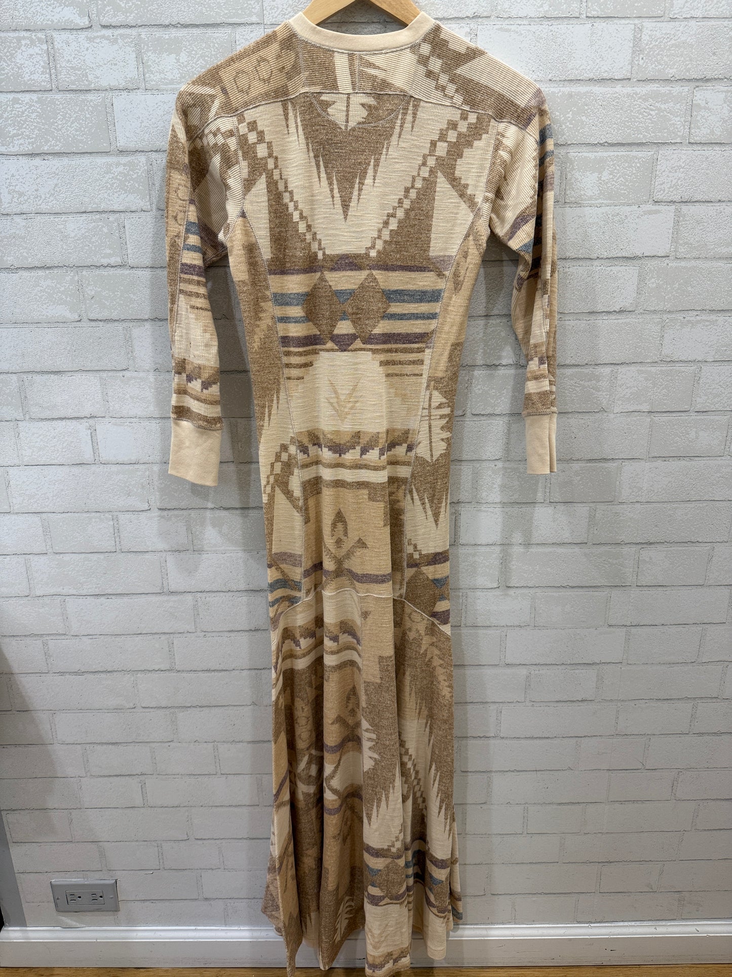 POLO RALPH LAUREN Knitted Printed Maxi Dress / S