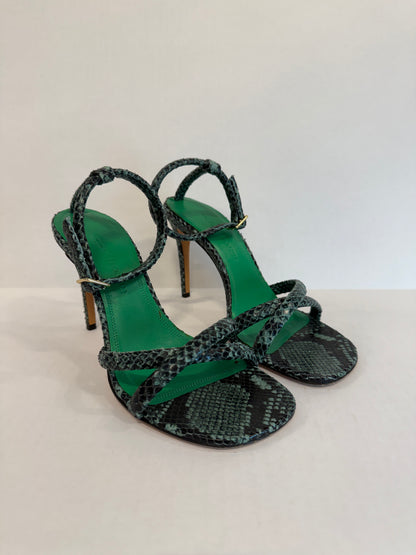 VICTORIA BECKAM Snake Sandals/6-EU37