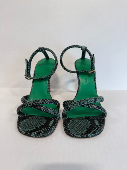 VICTORIA BECKAM Snake Sandals/6-EU37