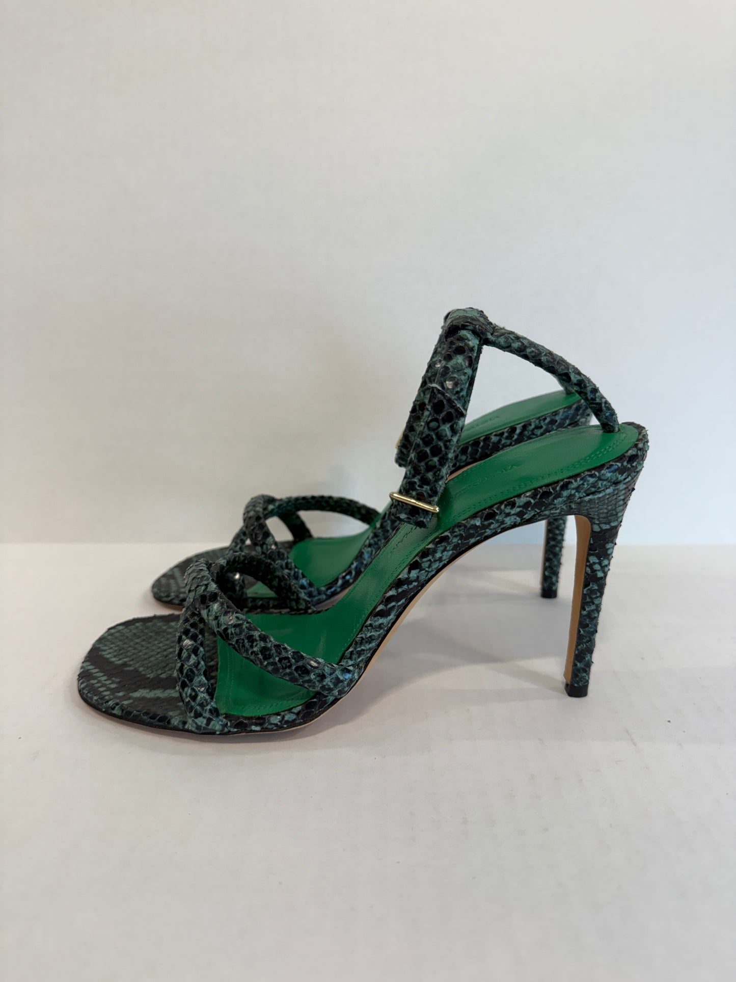 VICTORIA BECKAM Snake Sandals/6-EU37