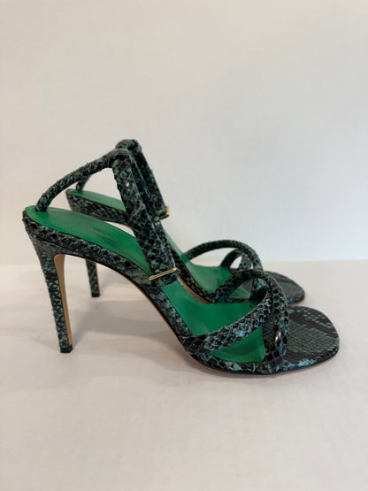 VICTORIA BECKAM Snake Sandals/6-EU37