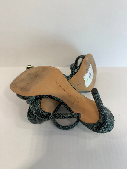 VICTORIA BECKAM Snake Sandals/6-EU37