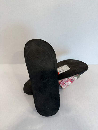 GUCCI GG Supreme Blooms Floral Slide Sandals — Authentic Pre-Owned | EU36 / US6