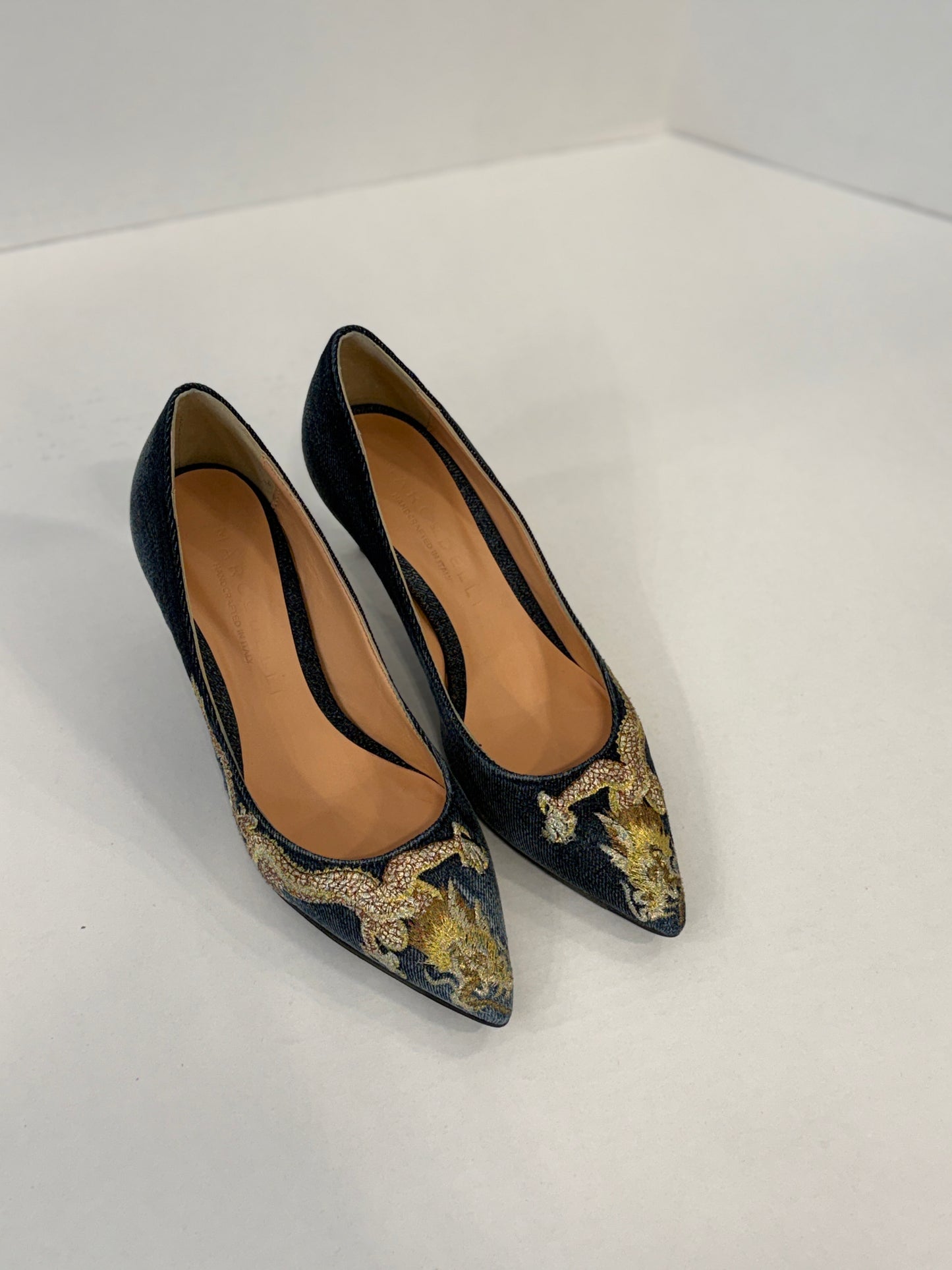 MARCODELLI NWT Denim Pump/6-EU37