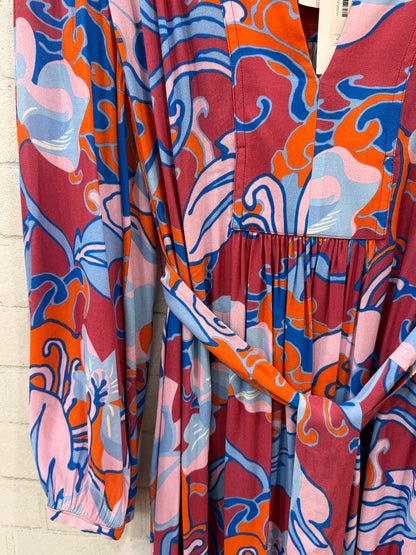 WEEKEND MAX MARA LS Flower Print Maxi Dress / XS-US0