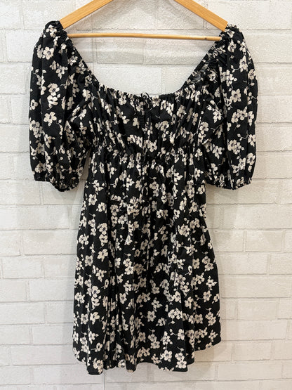 POLO RALPH LAUREN SS Cotton Floral Print Mini Dress / S-US4