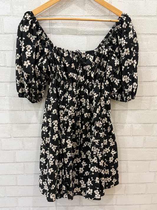 POLO RALPH LAUREN SS Cotton Floral Print Mini Dress / S-US4
