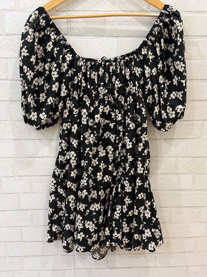 POLO RALPH LAUREN SS Cotton Floral Print Mini Dress / S-US4