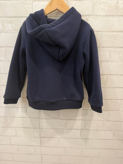 JACADI  Cotton Hoodie  Zip Sweater/6Y