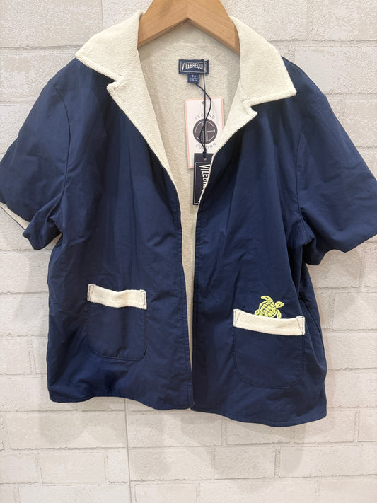 VILEBREQUIN NWT Turtle Terry Open Shirt SS / 8Y