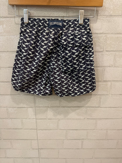 VILEBREQUIN Sharks Print Swim Trunk/8Y
